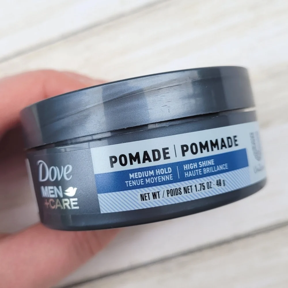 Dove Men + Care Polishing Pomade Medium Hold High Shine Non-greasy 1.75 oz / 49g